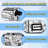 YNSZAS Collection Comic Book Storage Boxes, Protector Organizer 15.8" X