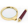 Takelablaze Wooden Handle Magnifier Loupe Magnifier 5 Magnification Mahogany Handle