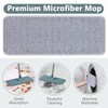 Floor Mop and Bucket Set, Aifacay Flat Mop Bucket System