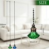 Akahttbn 2pcs Crystal Diamond Ceiling Fan Pull Chain Ornament, 12"