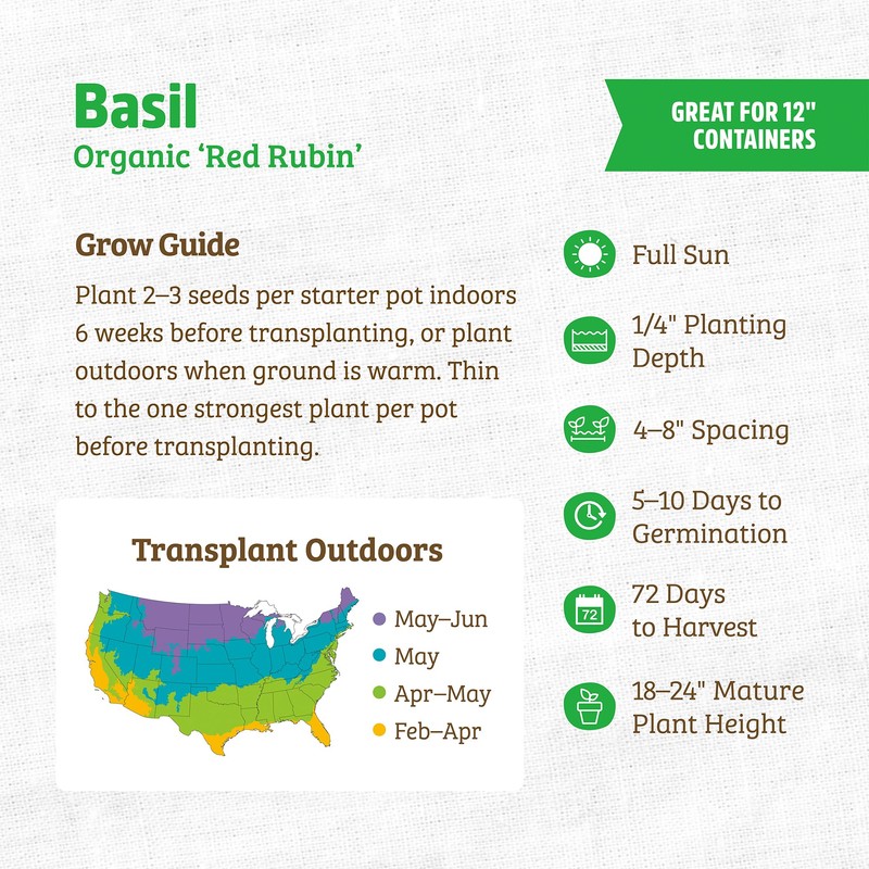 Back to the Roots - 100% Organic Seed Packet -