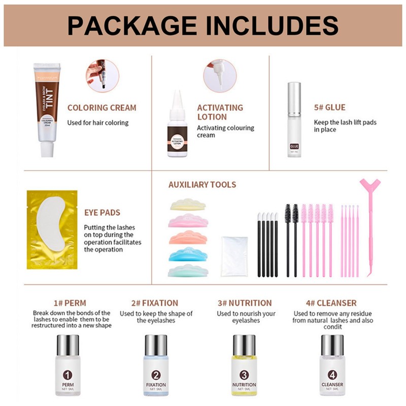 Lash Lift Kit - Lash Lift And Tint Kit -