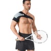 RUNZI Shoulder Stability Brace Adjustable Shoulder Support with Pressure Pad,