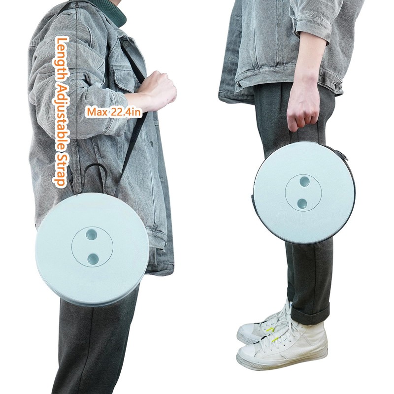 Boreeman Upgraded Folding Stool Lightweight Yet More Sturdy with Load