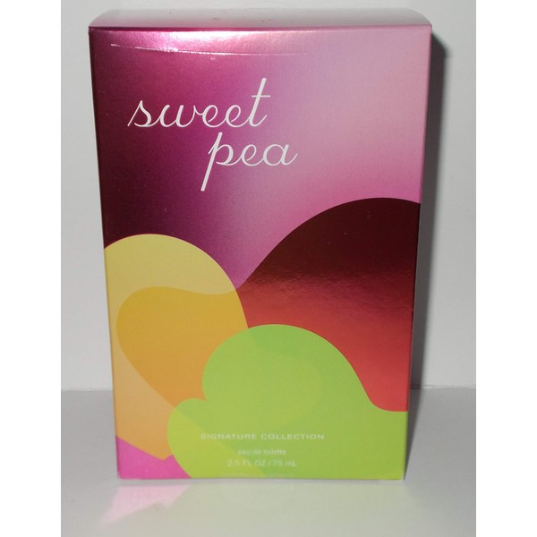 Bath and Body Works Sweet Pea Eau De Toilette Perfume Spray 2.5 Ounce Decorative Collectors Bottle New In Box
