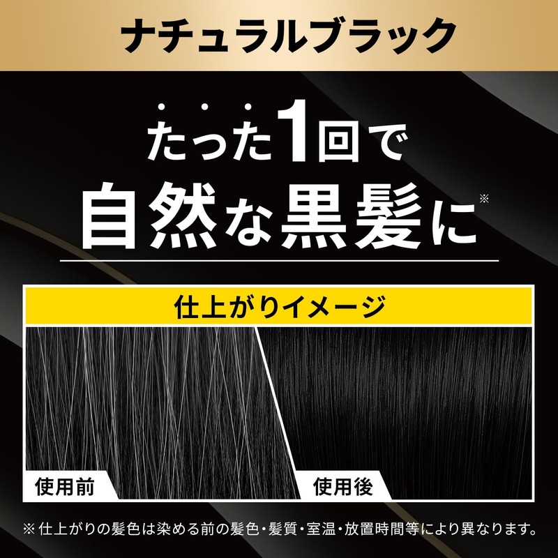 Lucido Color Rinse PRO Perfect Black Hair Dye Treatment, 4.2