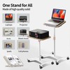 NAMON Rolling Laptop Stand, 2 in 1 Dual-use Floor &