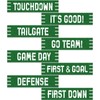 Epakh 8 Pcs Football Street Signs Cutouts Set Game Day