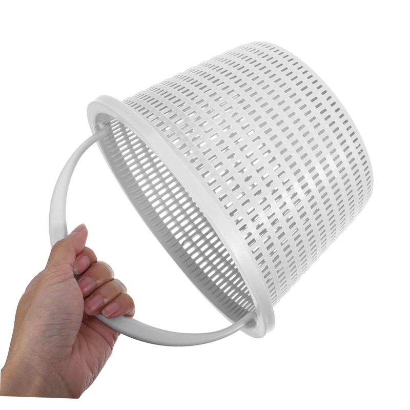 Mipcase Swimming Pool Filter Basket Plastic Skimmer Basket for Easy