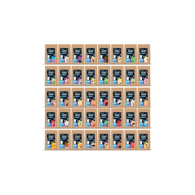 50 Sabores Base Para Frappe En Polvo 1kg, Universo Cafetero