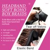 Headband Soft Box Braids, Add Loose curls in the Middle