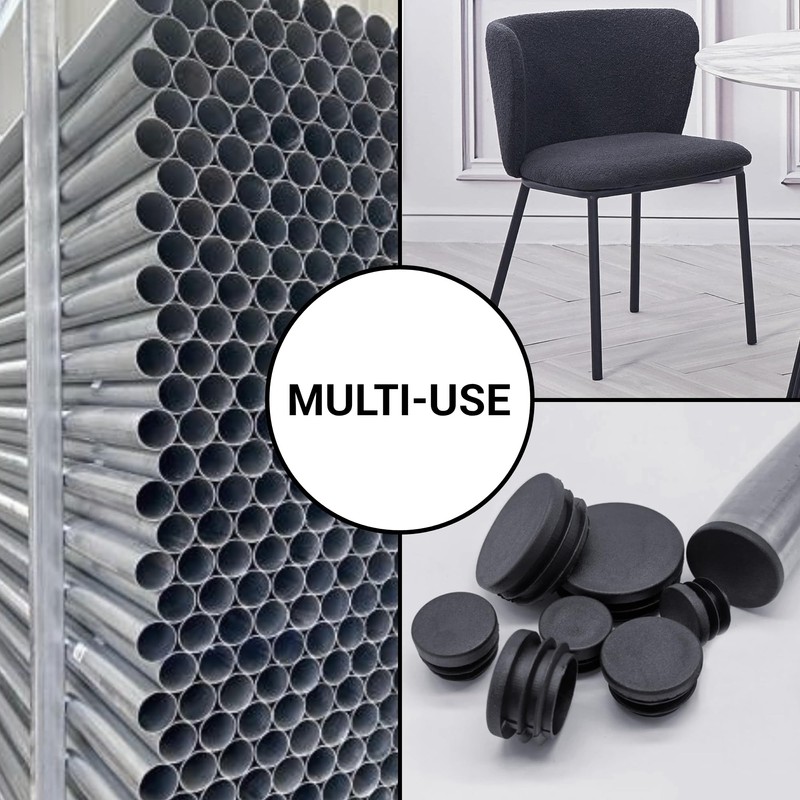 SKIR'CO Pack of 20 Round Pipe Inserts 60 mm Fence