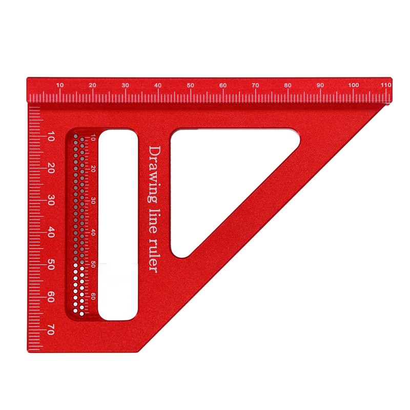 3D Multi Angle Measuring Ruler 45 90 Degree Aluminum Alloy
