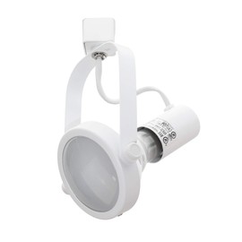 NICOR Lighting 75W White Adjustable Track Light Gimbal Ring Head, H-Type [3-Wire] (12022WH)