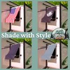 Removable RV Window Awning- Detachable for Slide-Out 24" Max -
