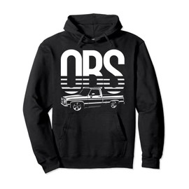 OBS Old Body Style lowered Truck vintage car show Pullover Hoodie