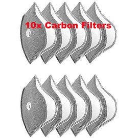 4sold Dust Mask, Breathing Mask, Face Mask, Mask, Washable, Dust Protection Mask, Replacement Filters, Anti-Pollen, Allergy with Valve, Motorcycle, Cycling, Outdoor Activities