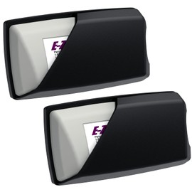 Zeyitian EZ Pass Holder with Super Strong Suction Cups for Windshield. Ezpass Holder Toll Pass Transponder iPass Holder (Black, 2pack)