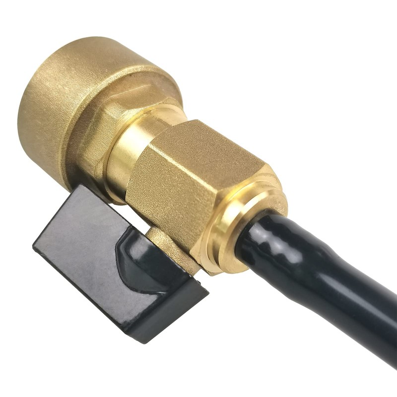RV Water Heater Tank Rinser Flusher with Copper Handle &