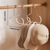 10 Pack Hat Hangers for Closet - Nonslip Space Saving