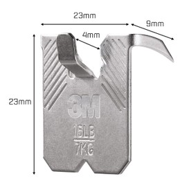 3M CLAW 3M Claw Plasterboard Picture Hanging Wall Hooks For Hanging Home Dcor, 4 Hangers, Holds up to 7 kg - Ideal for Heavyweight Items