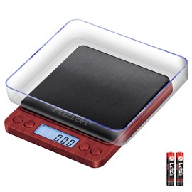 Fuzion Digital Scale .01 Gram Accuracy, 500g Mini Food Scales for Small Jewelry, Gold, Herb, Spice - Weight Gram and Oz