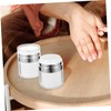 Ipetboom 2pcs Airless Pump Vacuum Cream Jars Press Pump Containers