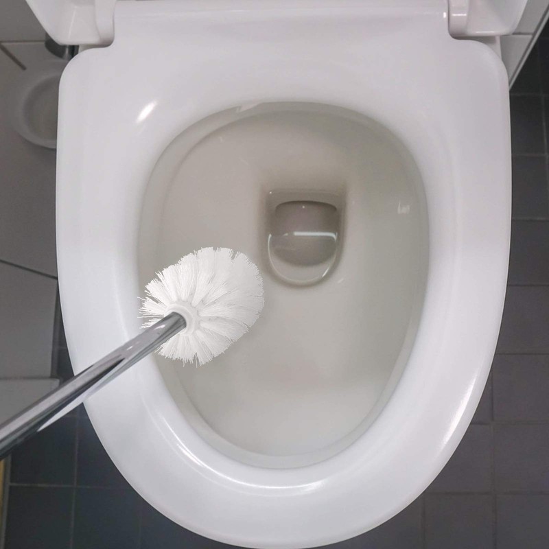 Qulable Toilet Brushes Stainless Steel Toilet Brush with Flexible Soft