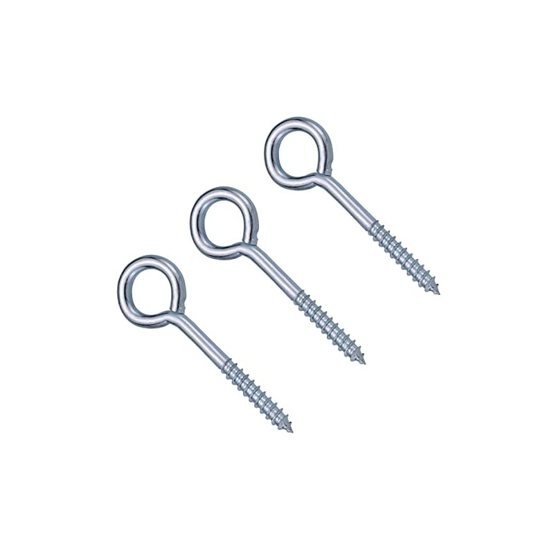 fiXte® Screw-In Vine Eye, 50 mm (2 inch) - Zinc