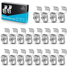 Vinyl Siding Clips for Hanging Security Cameras, Solar Lights, Decors, (20 Pack) No Drilling No Adhesive, Easy to Use, All-Purpose No Damage Outdoor House Siding Hooks Hanger