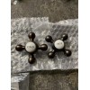 Signature Hardware NEW SIGNATURE HARDWARE Metal & Porcelain Cross Handles