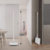 JEHONN Carpet Floor Sweeper with Horsehair, Non Electric Manual Sweeping,