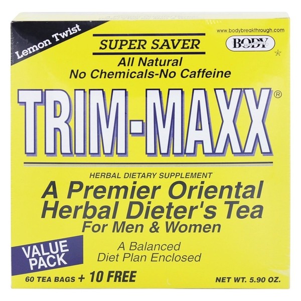 Trim Maxx Tea Lemon Twist 60 Bags