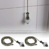 Create idea 2pcs Ceiling Light Fan Switch Pull Cord Weight