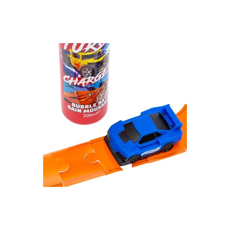 Hot Wheels Children's Bath Stickers & Bubble Bath Set -