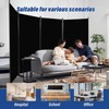 Room Divider 6ft Room Dividers and Privacy Screens, 4 Panel