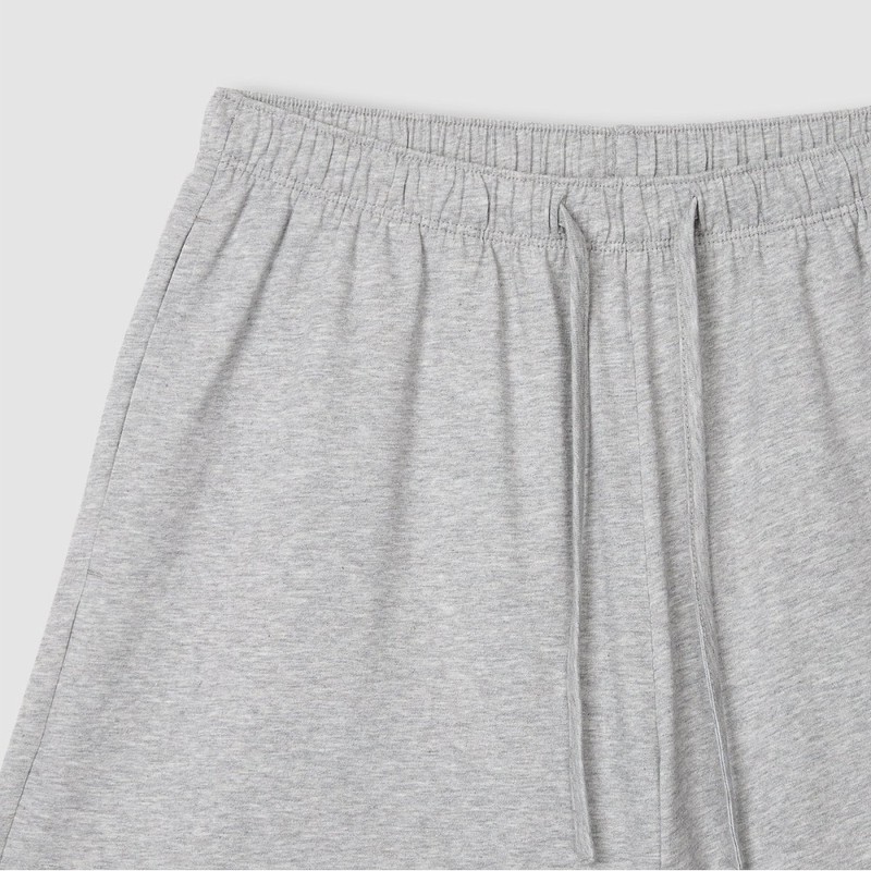 JAJU [JAJU] JAJU AIR Cotton 3/4 Sleeve Pajama Set_Melange Grey