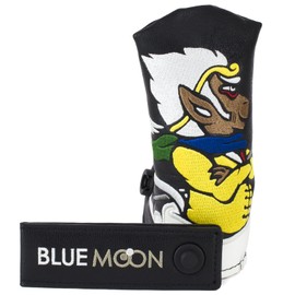 Blue Moon Putter Cover, Saiyuki, Tiger Crime [Fidlock FIDLOCK Magnet Putter Cover Holder Included], Pin Type, Pin-type, Blade, Mallet, Small (Saiyuki, Black)
