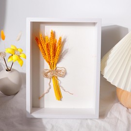 A4 Picture Frame Photo Frames - 3D 12X8 Shadow Boxes with Mount Deep Display Box Wooden Desktop or Wall Hanging for Medal Flowers 21x29.7cm(Depth 3cm)