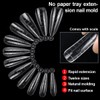 False Nail Tips Set, 120 Pieces Soft Gel Nail Tips