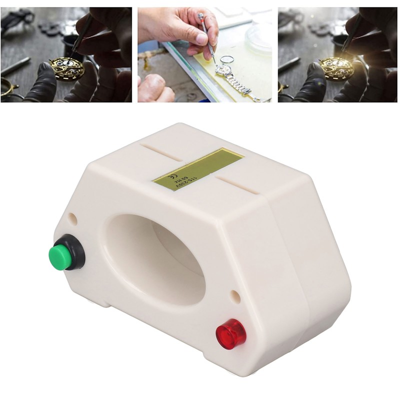 Watch Demagnetizer ABS Housing Portable Power On Indicator Watch Demagnetization