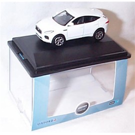 Oxford Fuji White Jaguar E Pace Car vehicle 1:76 scale diecast model