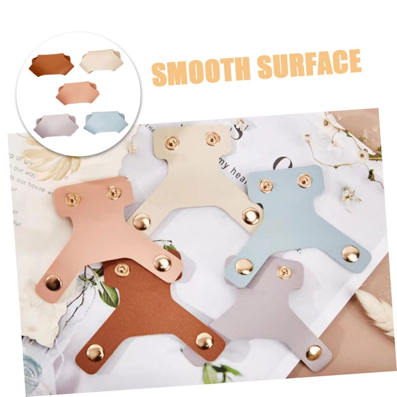 TOYMYTOY 5pcs Stethoscope Leather Case Stethoscope ID Stethoscope Tube Tag