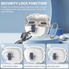 [Secure Lock] for Bose Ultra Open Earbuds Case(2024), TUDIOW Clear