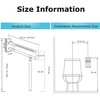 Bath Shower Grab Bars Handicap Rails Foldable Toilet Grab Bar