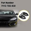 FZJDSD 1Pc Fog Light Cover Set Compatible with Honda Civic