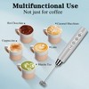 BSRGMS Milk Frother Handheld for Coffee, Electric Whisk 3 Speed