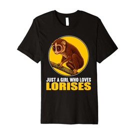 Just a Girl who Loves Lorises Loris Premium T-Shirt