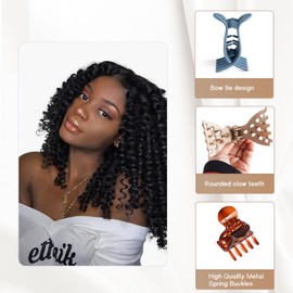 7Pcs Root Lifting Hair Clips for Volume Hair Styling Accessories Volumizing Claw Clamps for Curly Hair No Crease Hair Root Lifting Clips for Natural Volume Curls (Hair Clips-1)