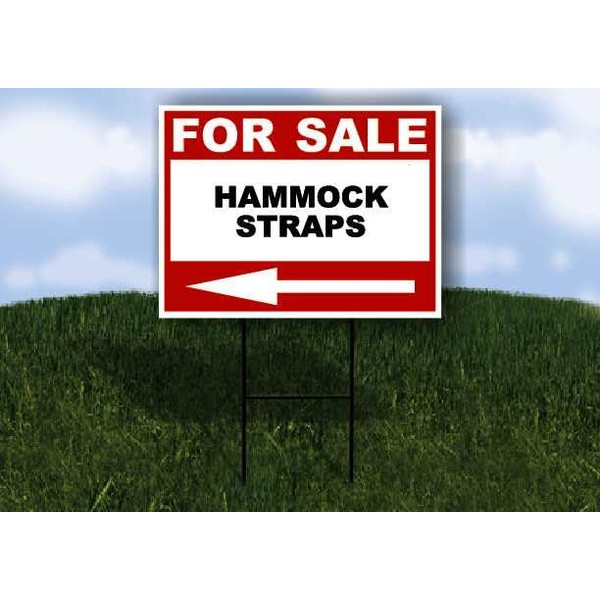 HAMMOCK STRAPS For Sale White Red Black Left Arrow 1